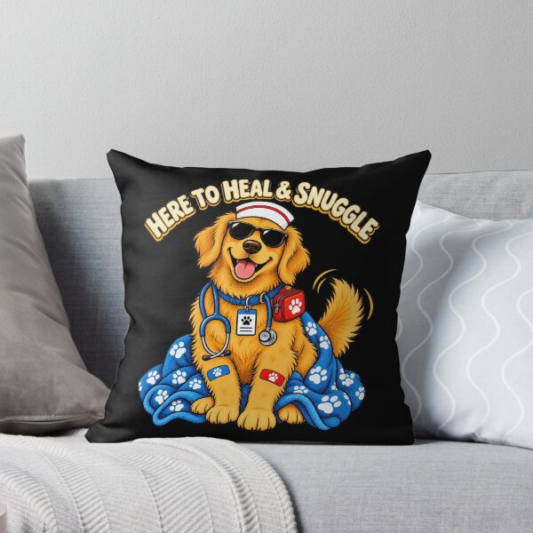 Item preview, Here To Heal Snuggle Retriever Dog Nurse Comfort designed and sold by chem3a-wst.