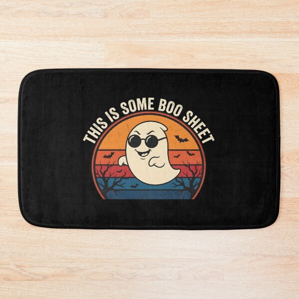Item preview, Boo Sheet Ghost Retro Sunset Halloween Design designed and sold by Dmo3HarkoArt.