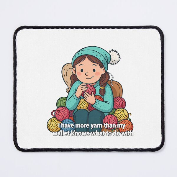 Item preview, Yarn Lover's Thoughtful Moment designed and sold by NiftyWrx.