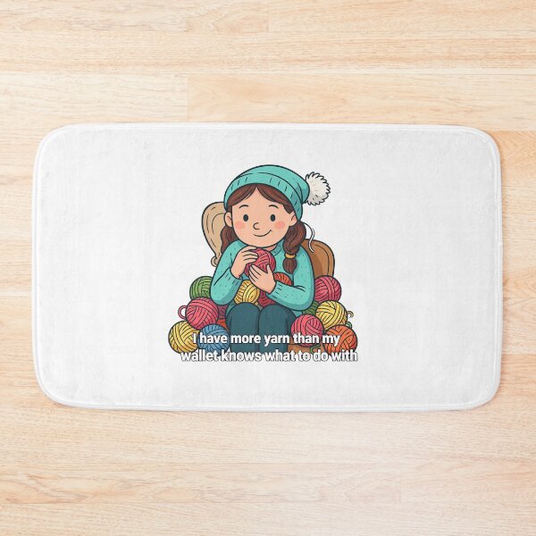Item preview, Yarn Lover's Thoughtful Moment designed and sold by NiftyWrx.