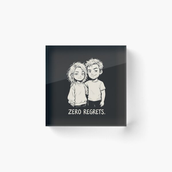 Item preview, Zero Regrets Funny Couple Relationship designed and sold by SplashTastic.