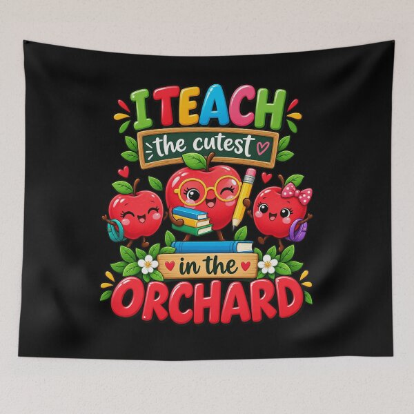 Item preview, I Teach the Cutest Apples in the Orchard Cute Fall Teacher gift for her designed and sold by RonHeller.