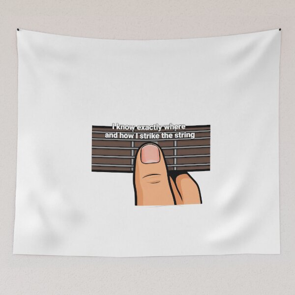 Item preview, Confident Bass Guitar Fingerboard Quote designed and sold by NiftyWrx.