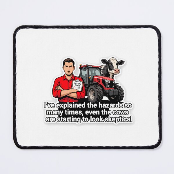 Item preview, Sassy Safety Coordinator & Skeptical Cow designed and sold by NiftyWrx.
