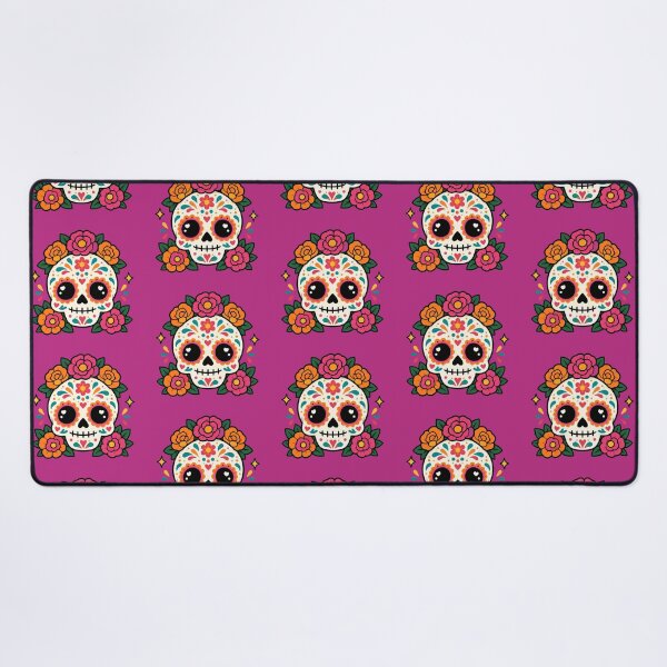 Item preview, Cute Sugar Skull – Colorful Day of the Dead Floral designed and sold by kstheladesigns.