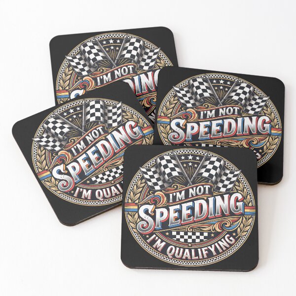 Item preview, Racing Car Not Speeding Im Qualifying Race  designed and sold by gear-posters.