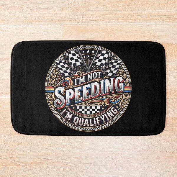 Item preview, Racing Car Not Speeding Im Qualifying Race  designed and sold by gear-posters.