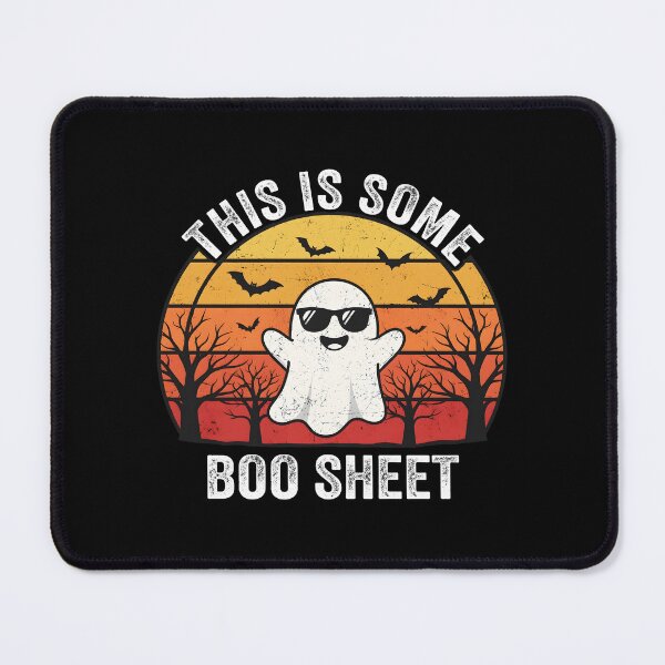 Item preview, Funny Ghost Boo Sheet Halloween Retro Sunset Design designed and sold by Dmo3HarkoArt.