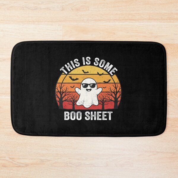 Item preview, Funny Ghost Boo Sheet Halloween Retro Sunset Design designed and sold by Dmo3HarkoArt.