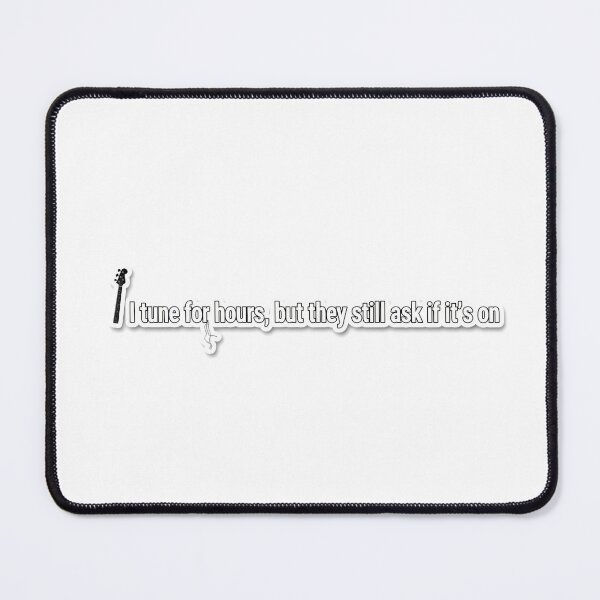 Item preview, Bass Guitar Minimalist Comic Quote designed and sold by NiftyWrx.