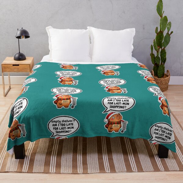 Item preview, EMPTY SHELVES?! AM I LATE FOR LAST-MIN SHOPPING?! 2026 BY NAGGINGSTICKERSCO. NAGGING CAPYBARA'S A VERY NAGGING CHRISTMAS! COLLECTION | GREEN Edition | No.04 designed and sold by LaMaisonOfMY.