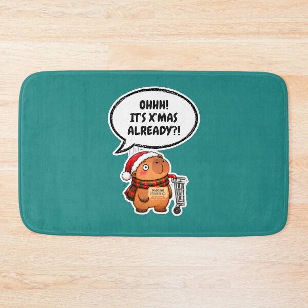 Item preview, OHHH! ITS X'MAS ALREADY?! 2026 BY NAGGINGSTICKERSCO. NAGGING CAPYBARA'S A VERY NAGGING CHRISTMAS! COLLECTION | GREEN Edition | No.02 designed and sold by LaMaisonOfMY.