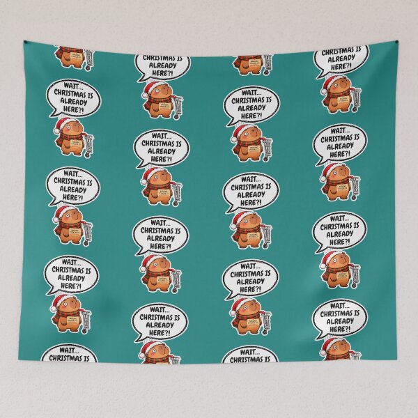 Item preview, WAIT...CHRISTMAS IS ALREADY HERE?! 2026 BY NAGGINGSTICKERSCO. NAGGING CAPYBARA'S A VERY NAGGING CHRISTMAS! COLLECTION | GREEN Edition | No.03 designed and sold by LaMaisonOfMY.