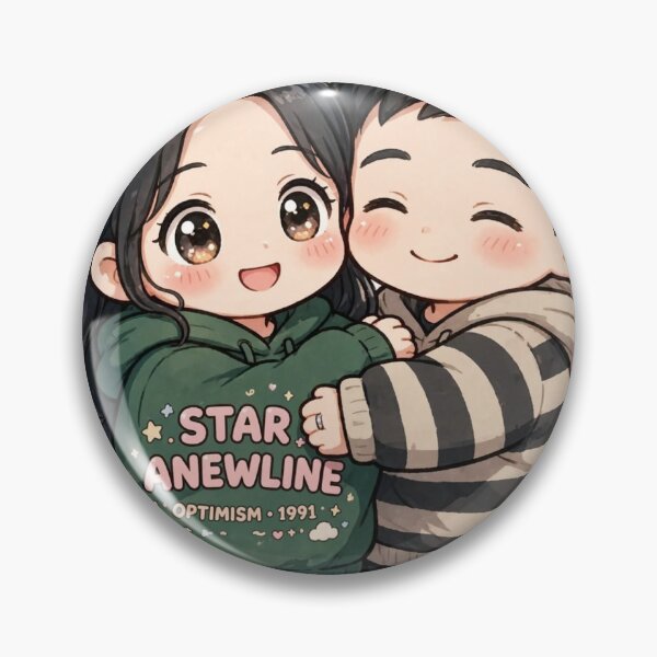 Item preview,  Cute Chibi Couple Hug Sticker  designed and sold by parejitasghibli.