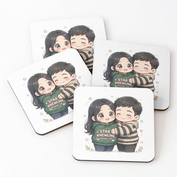 Item preview,  Cute Chibi Couple Hug Sticker  designed and sold by parejitasghibli.