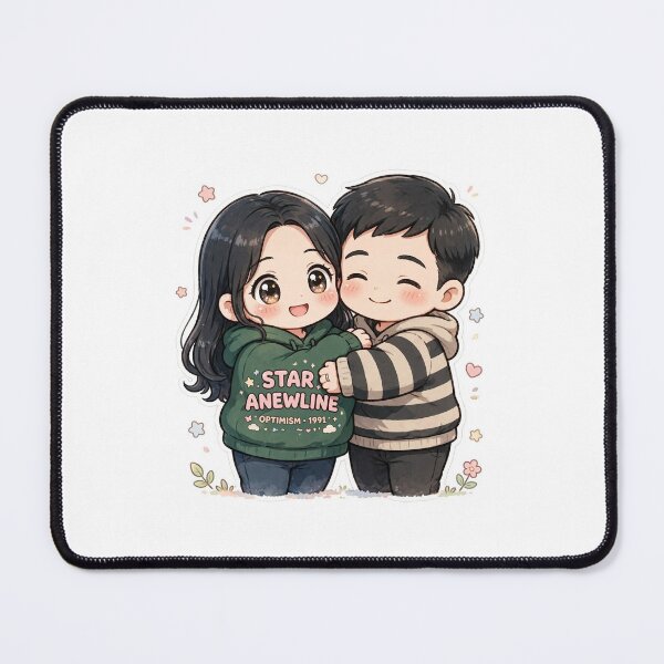 Item preview,  Cute Chibi Couple Hug Sticker  designed and sold by parejitasghibli.