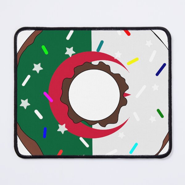 Item preview, Algeria Flag Donut – Colorful Sprinkles Country Pride designed and sold by TheIconSmith.