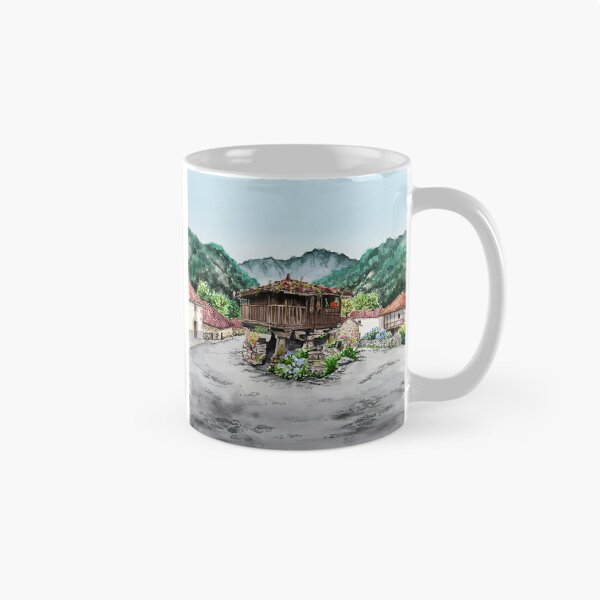 Item preview, Asturias Spain Wall Art – Northern Spain Landscape Painting designed and sold by POSTERIOCREW.