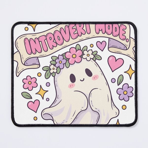Item preview, Introvert fashion, mind, flower crown, saying, kawaii designed and sold by LongIslandDesgn.