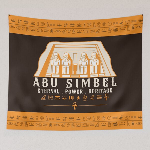Item preview, Abu Simbel Eternal Power Heritage Ramesses Ancient Egypt Temple designed and sold by DaVinciFeather.