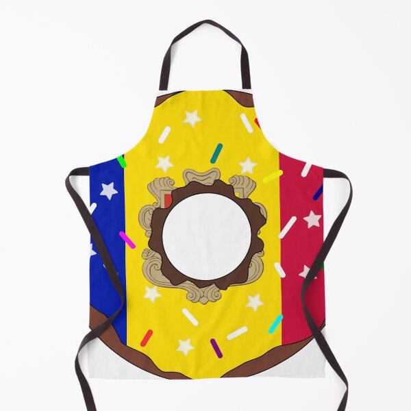 Item preview, Andorra Flag Donut – Colorful Sprinkles Country Pride designed and sold by TheIconSmith.