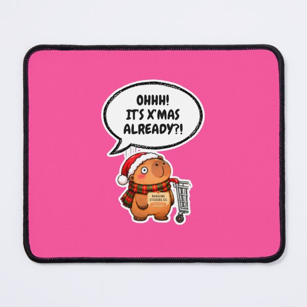 Item preview, OHHH! ITS X'MAS ALREADY?! 2026 BY NAGGINGSTICKERSCO. NAGGING CAPYBARA'S A VERY NAGGING CHRISTMAS! COLLECTION | ELECTRIC PINK Edition | No.02 designed and sold by LaMaisonOfMY.