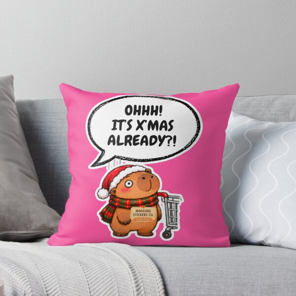 Item preview, OHHH! ITS X'MAS ALREADY?! 2026 BY NAGGINGSTICKERSCO. NAGGING CAPYBARA'S A VERY NAGGING CHRISTMAS! COLLECTION | ELECTRIC PINK Edition | No.02 designed and sold by LaMaisonOfMY.