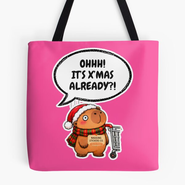 Item preview, OHHH! ITS X'MAS ALREADY?! 2026 BY NAGGINGSTICKERSCO. NAGGING CAPYBARA'S A VERY NAGGING CHRISTMAS! COLLECTION | ELECTRIC PINK Edition | No.02 designed and sold by LaMaisonOfMY.