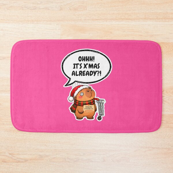 Item preview, OHHH! ITS X'MAS ALREADY?! 2026 BY NAGGINGSTICKERSCO. NAGGING CAPYBARA'S A VERY NAGGING CHRISTMAS! COLLECTION | ELECTRIC PINK Edition | No.02 designed and sold by LaMaisonOfMY.