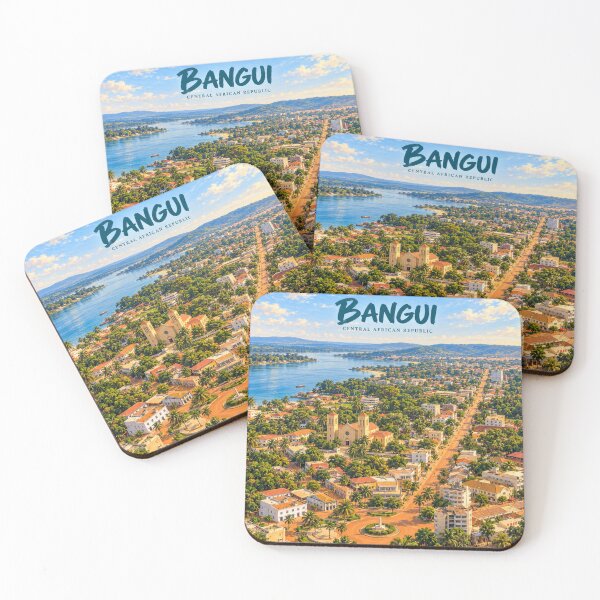 Item preview, Bangui Painterly Central African City Impression designed and sold by MichaeIRellov.