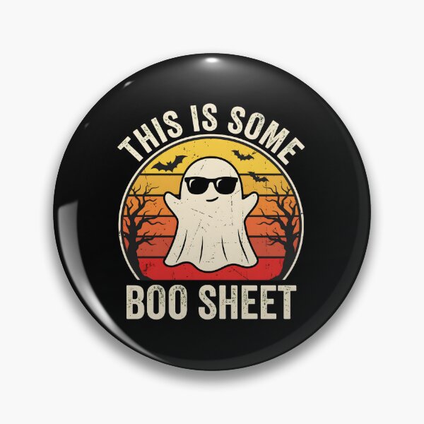Item preview, Funny Halloween Ghost Sunglasses Retro Sunset designed and sold by Dmo3HarkoArt.