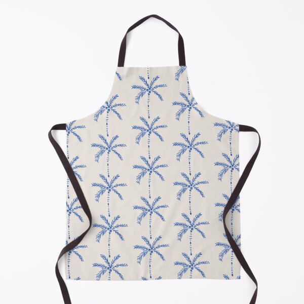 Item preview, Palm Stripes Blue Pattern designed and sold by Anis Illustration.