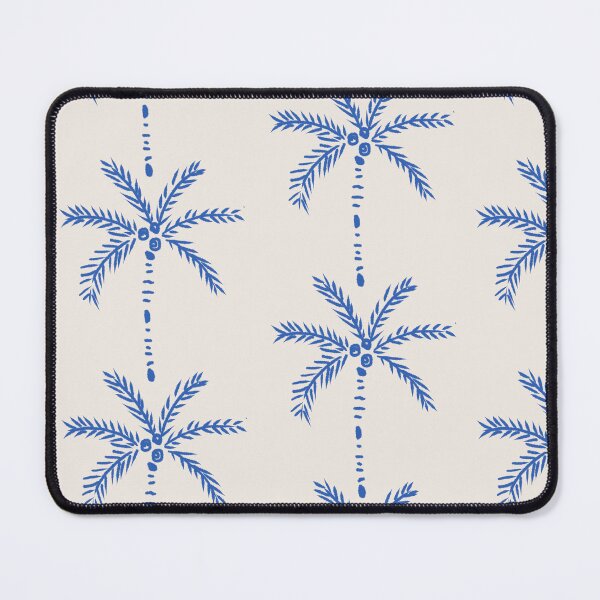 Item preview, Palm Stripes Blue Pattern designed and sold by Anis Illustration.