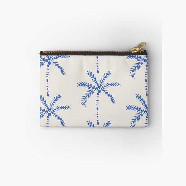 Item preview, Palm Stripes Blue Pattern designed and sold by Anis Illustration.