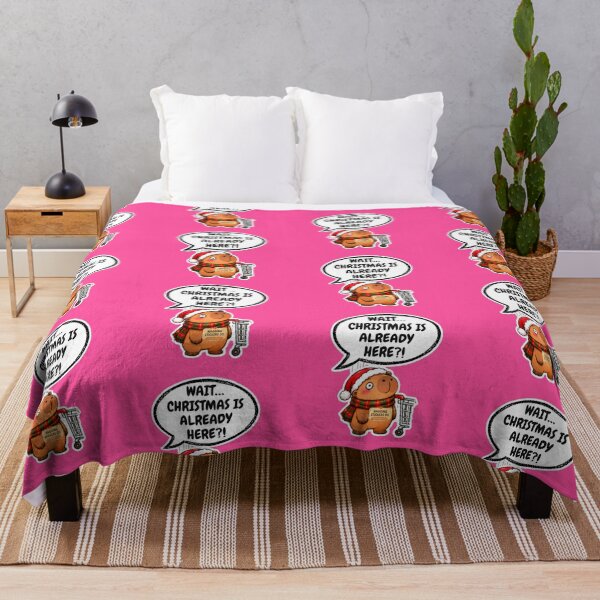 Item preview, WAIT...CHRISTMAS IS ALREADY HERE?! 2026 BY NAGGINGSTICKERSCO. NAGGING CAPYBARA'S A VERY NAGGING CHRISTMAS! COLLECTION | ELECTRIC PINK Edition | No.03 designed and sold by LaMaisonOfMY.