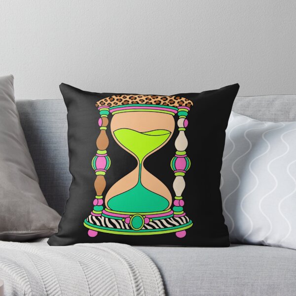 Item preview, Wild Time – Leopard & Zebra Print Hourglass designed and sold by Aimetoi.