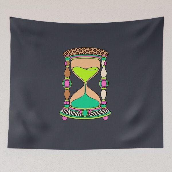 Item preview, Wild Time – Leopard & Zebra Print Hourglass designed and sold by Aimetoi.