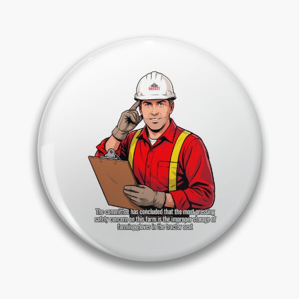Item preview, Dramatic Farm Safety Quote Art designed and sold by NiftyWrx.