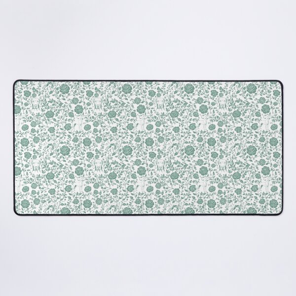 Item preview, Weimaraner Floral Silhouette Botanical Art Green designed and sold by WildLakePatterns.