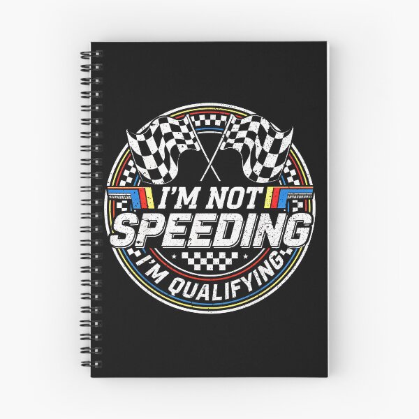 Item preview, Funny Racing Car Not Speeding Im Qualifying Race  designed and sold by gear-posters.