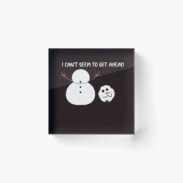 Item preview, I Can’t Seem To Get Ahead Pink Text Christmas designed and sold by AnhaPhysic.