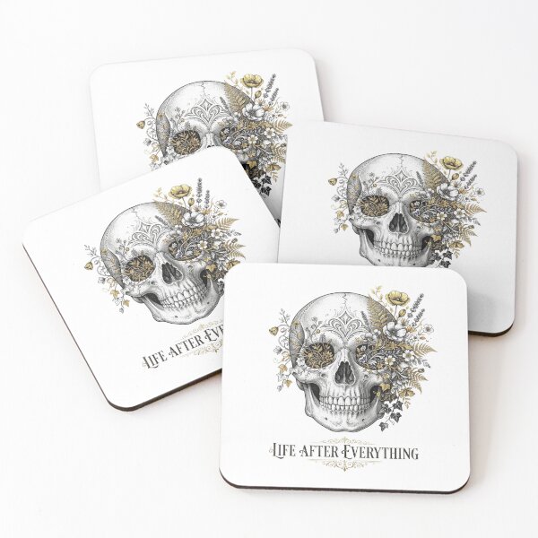 Item preview, Life After Everything Floral Skull Art designed and sold by Sanan Israyilli.