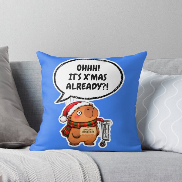 Item preview, OHHH! ITS X'MAS ALREADY?! 2026 BY NAGGINGSTICKERSCO. NAGGING CAPYBARA'S A VERY NAGGING CHRISTMAS! COLLECTION | ELECTRIC BLUE Edition | No.02 designed and sold by LaMaisonOfMY.