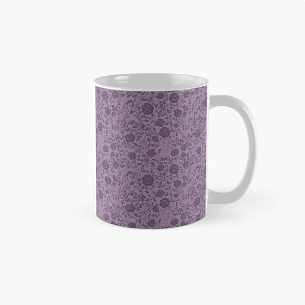Item preview, Weimaraner Floral Silhouette Botanical Art Purple designed and sold by WildLakePatterns.