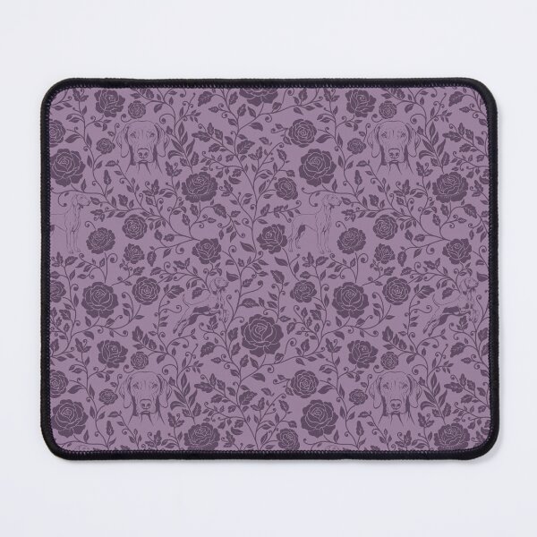Item preview, Weimaraner Floral Silhouette Botanical Art Purple designed and sold by WildLakePatterns.
