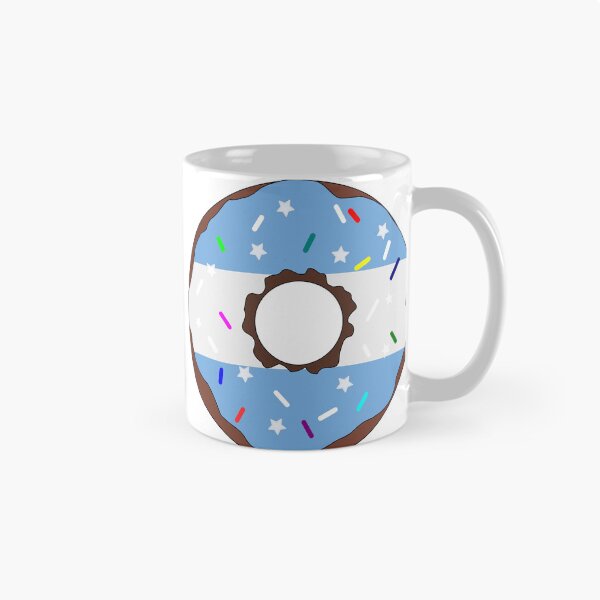 Item preview, Argentina Flag Donut – Colorful Sprinkles Country Pride designed and sold by TheIconSmith.