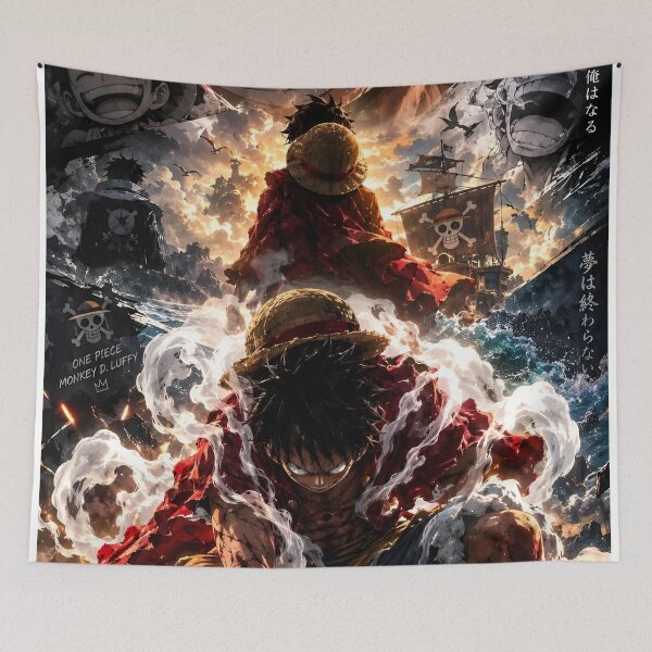 Item preview, Pirate Warrior Ocean Adventure Anime Battle Artwork designed and sold by Dyan4.