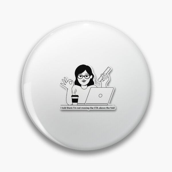 Item preview, Sassy Web Designer with CTA Quote designed and sold by NiftyWrx.