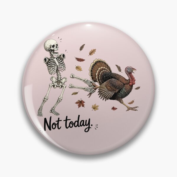 Item preview, Funny Turkey Stealing Skeleton Leg Thanksgiving Vintage Fall designed and sold by AnhaPhysic.