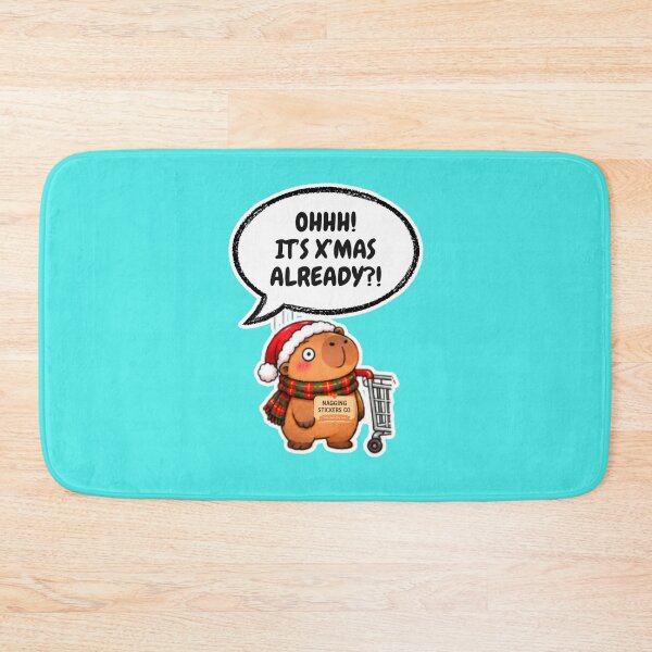 Item preview, OHHH! ITS X'MAS ALREADY?! 2026 BY NAGGINGSTICKERSCO. NAGGING CAPYBARA'S A VERY NAGGING CHRISTMAS! COLLECTION | AQUA Edition | No.02 designed and sold by LaMaisonOfMY.